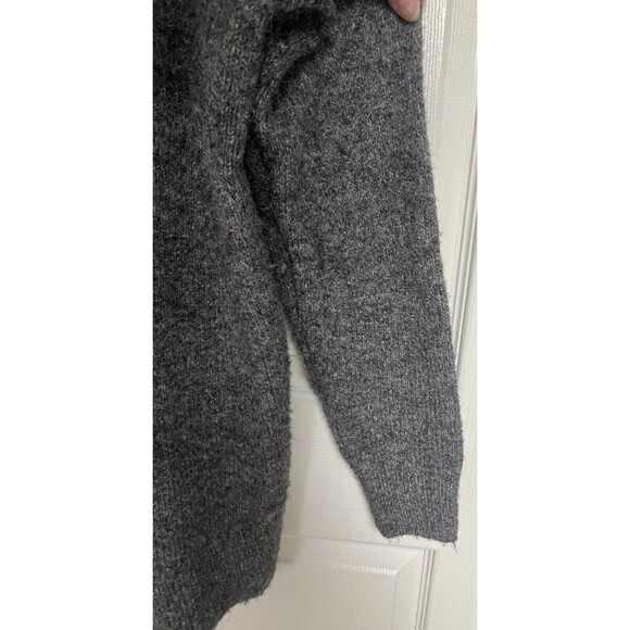 Old Navy Women’s Go-Recycled Grey Crew Neck Sweater Tunic Oversized Size M Tall - Picture 3 of 5